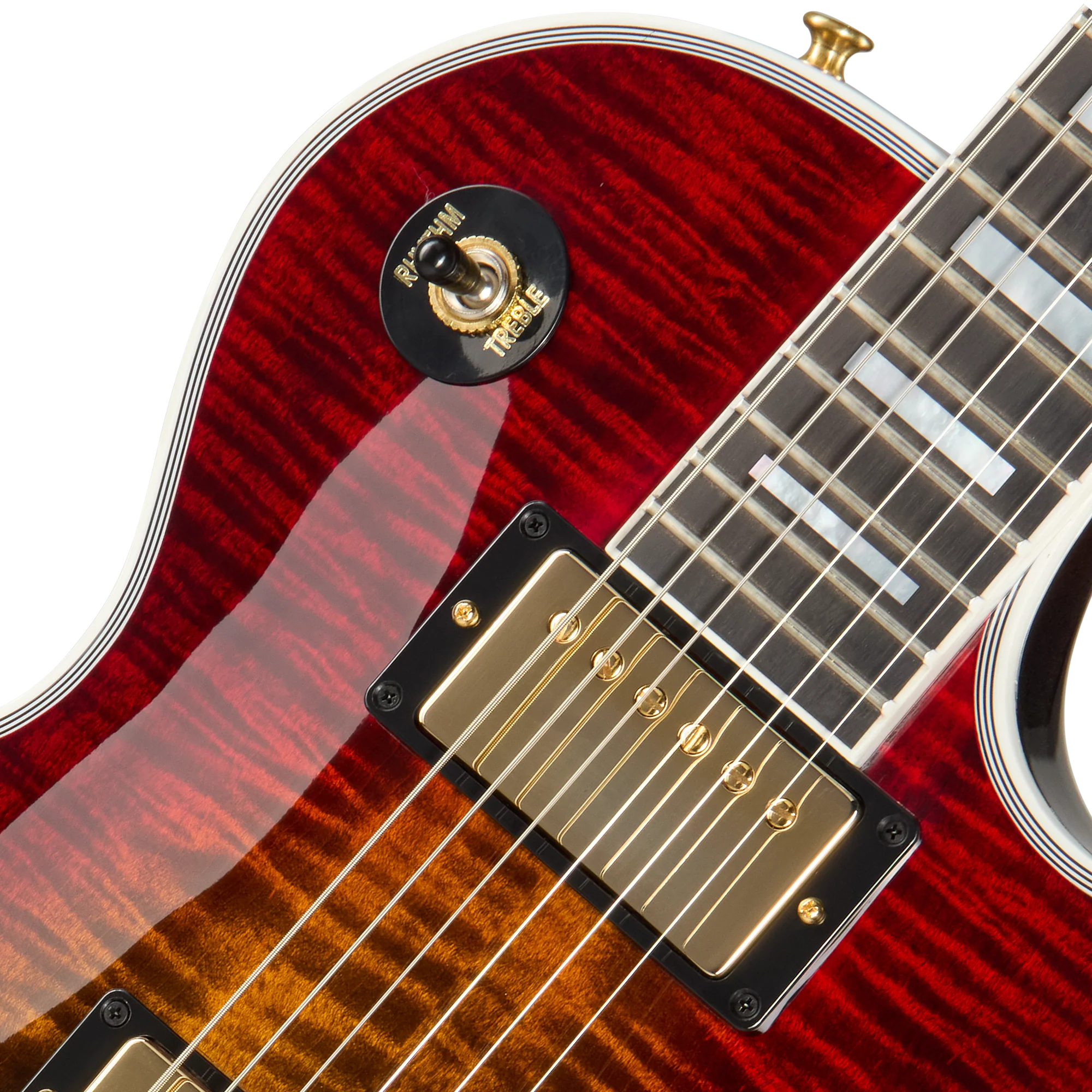 Gibson Custom Les Paul Axcess Custom Figured, Gloss, Bengal Burst 7 Gibson Custom Les Paul Axcess Custom Figured, Gloss, Bengal Burst