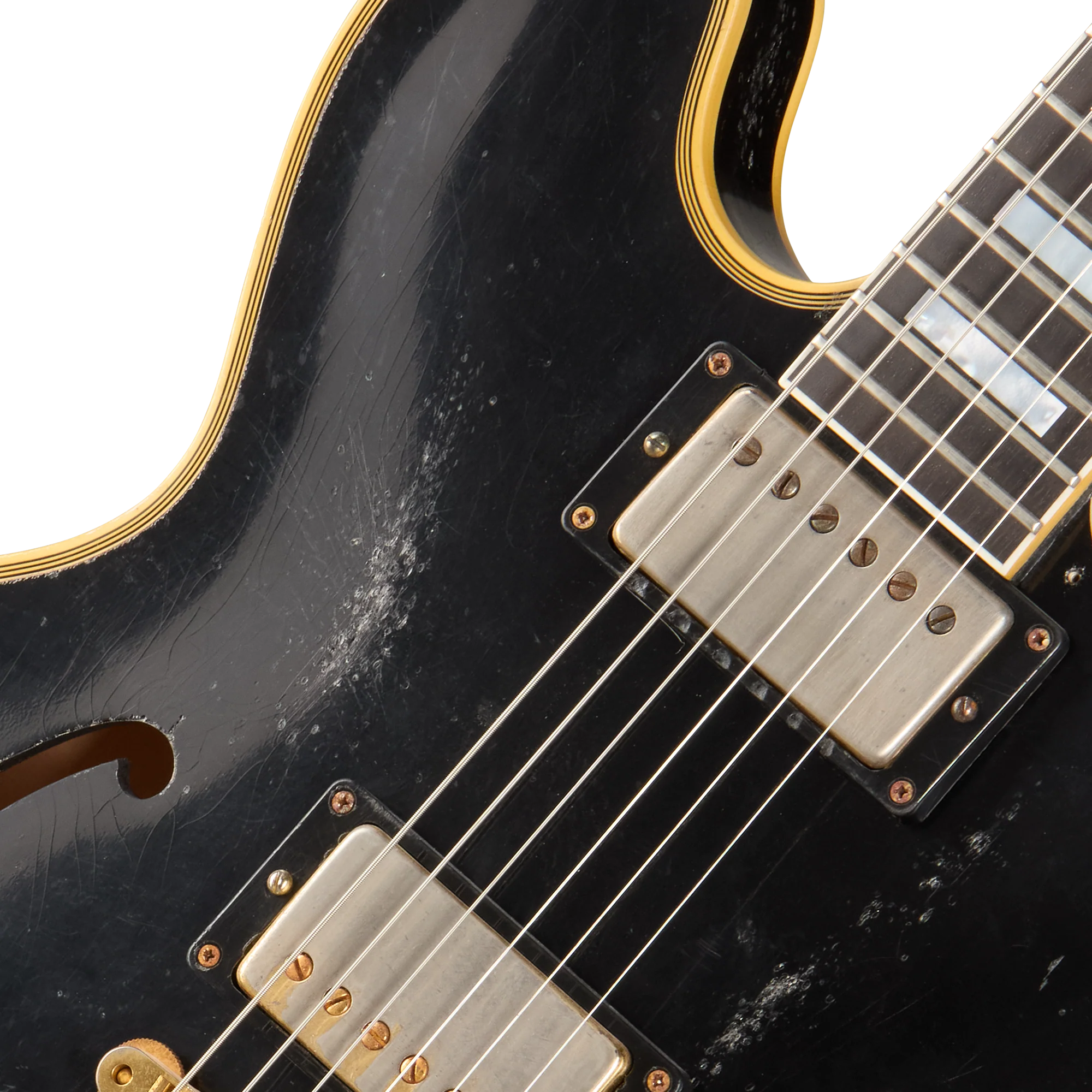 Gibson Custom Keith Richards 1960 ES-355 Collector’s Edition, Signed Guitar and Label, Ebony, Exclusive 7 Gibson Custom Keith Richards 1960 ES-355 Collector’s Edition, Signed Guitar and Label, Ebony, Exclusive