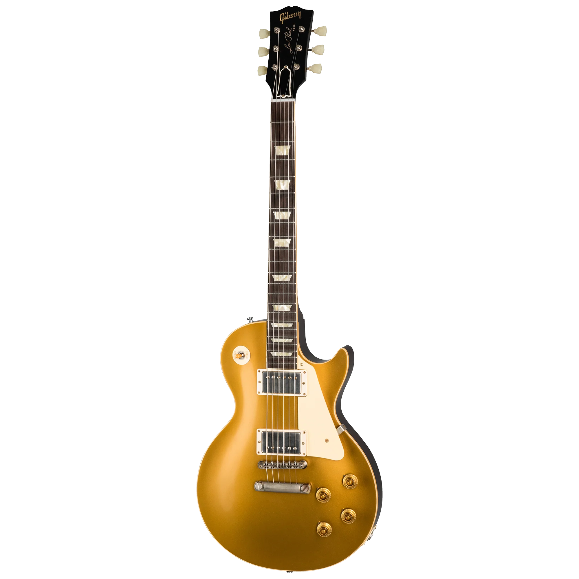 Gibson Custom 1957 Les Paul Standard Reissue, VOS Double Gold with Dark Back 3 Gibson Custom 1957 Les Paul Standard Reissue, VOS Double Gold with Dark Back