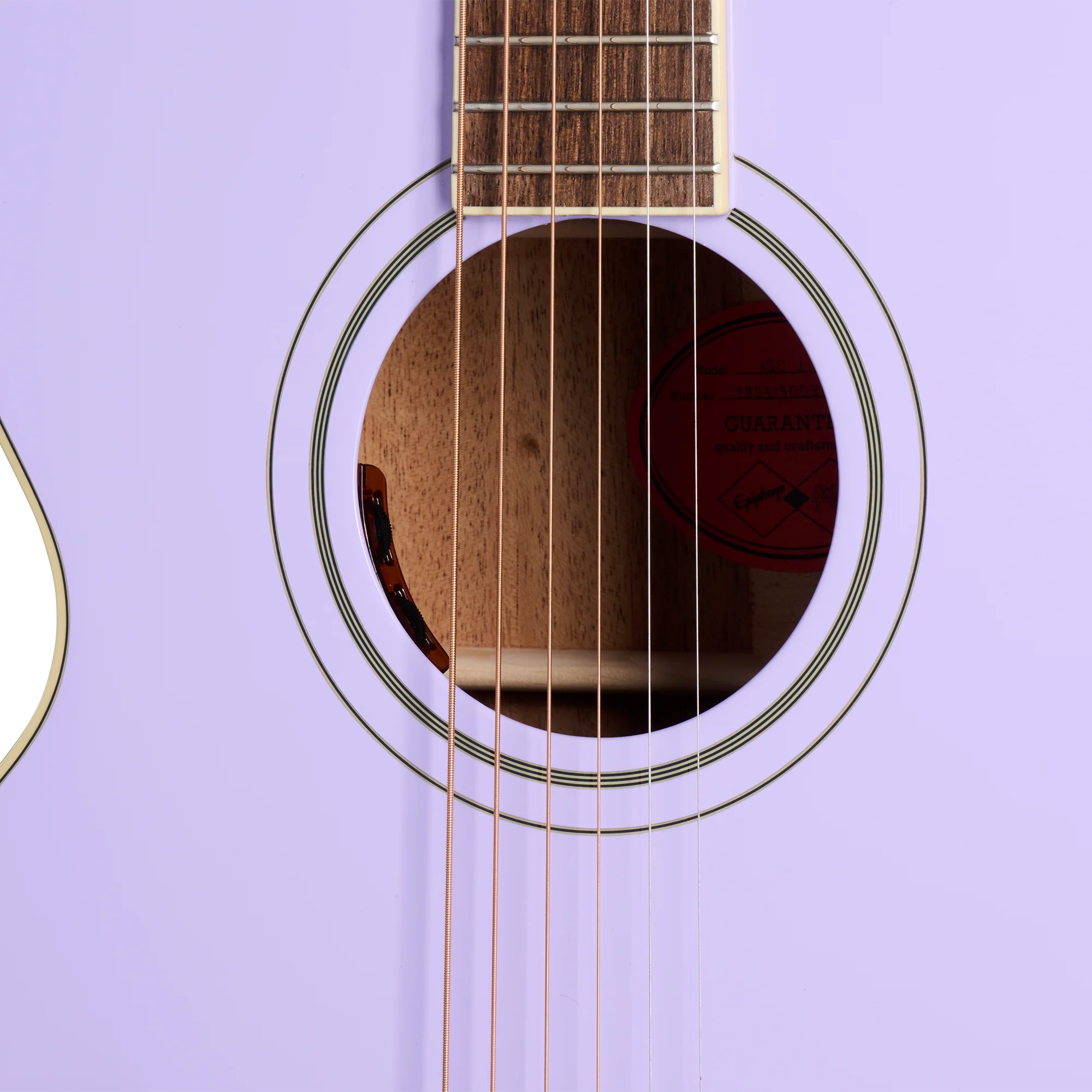 Epiphone IGC J-180 LS, Lavender, Exclusive 5 Epiphone IGC J-180 LS, Lavender, Exclusive