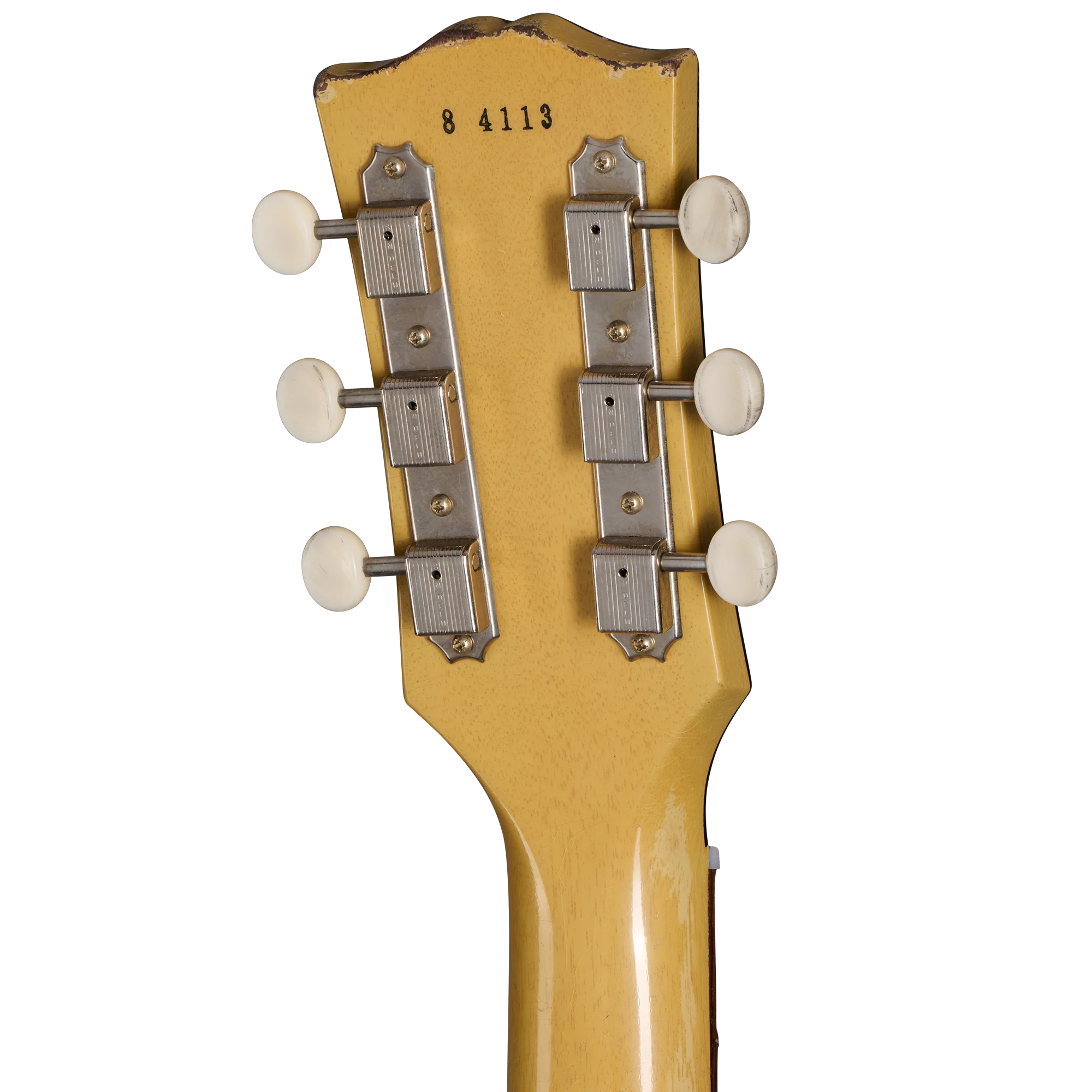 Gibson Custom 1958 Les Paul Junior Double Cut, Heavy Aged, TV Yellow 6 Gibson Custom 1958 Les Paul Junior Double Cut, Heavy Aged, TV Yellow