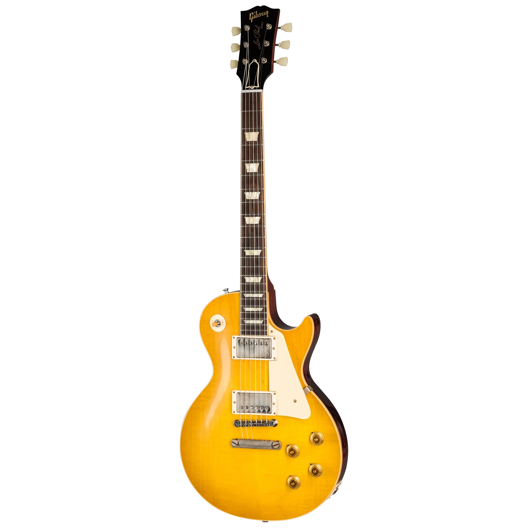 Gibson Custom 1958 Les Paul Standard Reissue, VOS, Lemon Burst 2 Gibson Custom 1958 Les Paul Standard Reissue, VOS, Lemon Burst