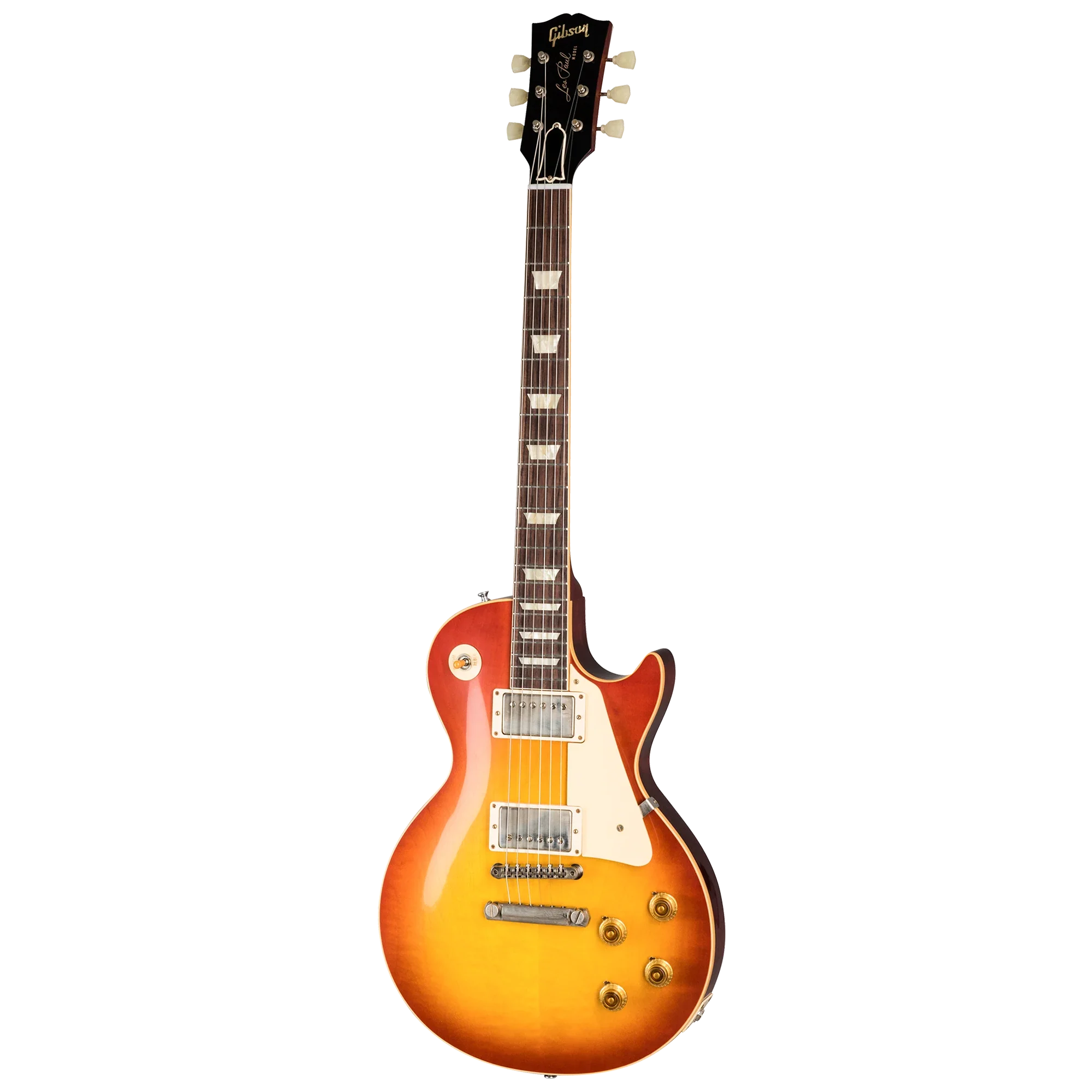 Gibson Custom 1958 Les Paul Standard Reissue, VOS, Washed Cherry Sunburst 2 Gibson Custom 1958 Les Paul Standard Reissue, VOS, Washed Cherry Sunburst