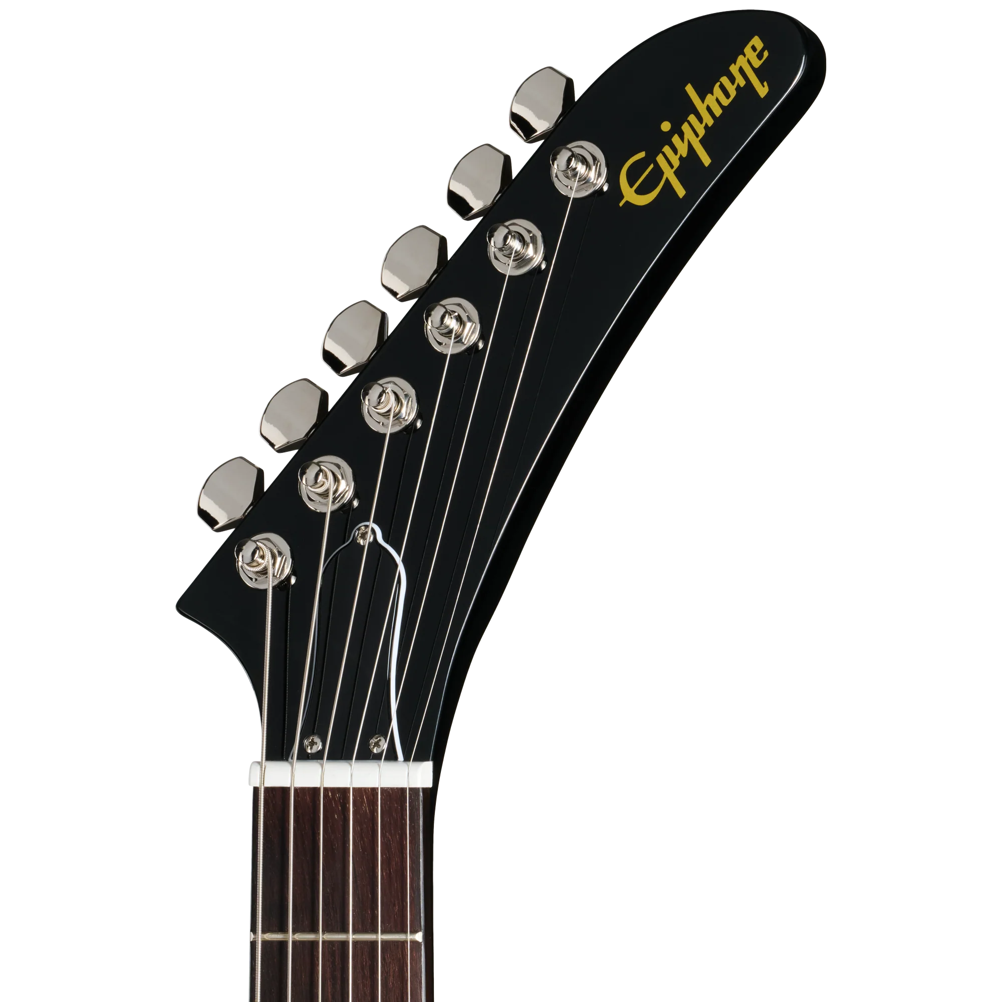 Epiphone Explorer 80s EMG, Ebony, Exclusive 5 Epiphone Explorer 80s EMG, Ebony, Exclusive