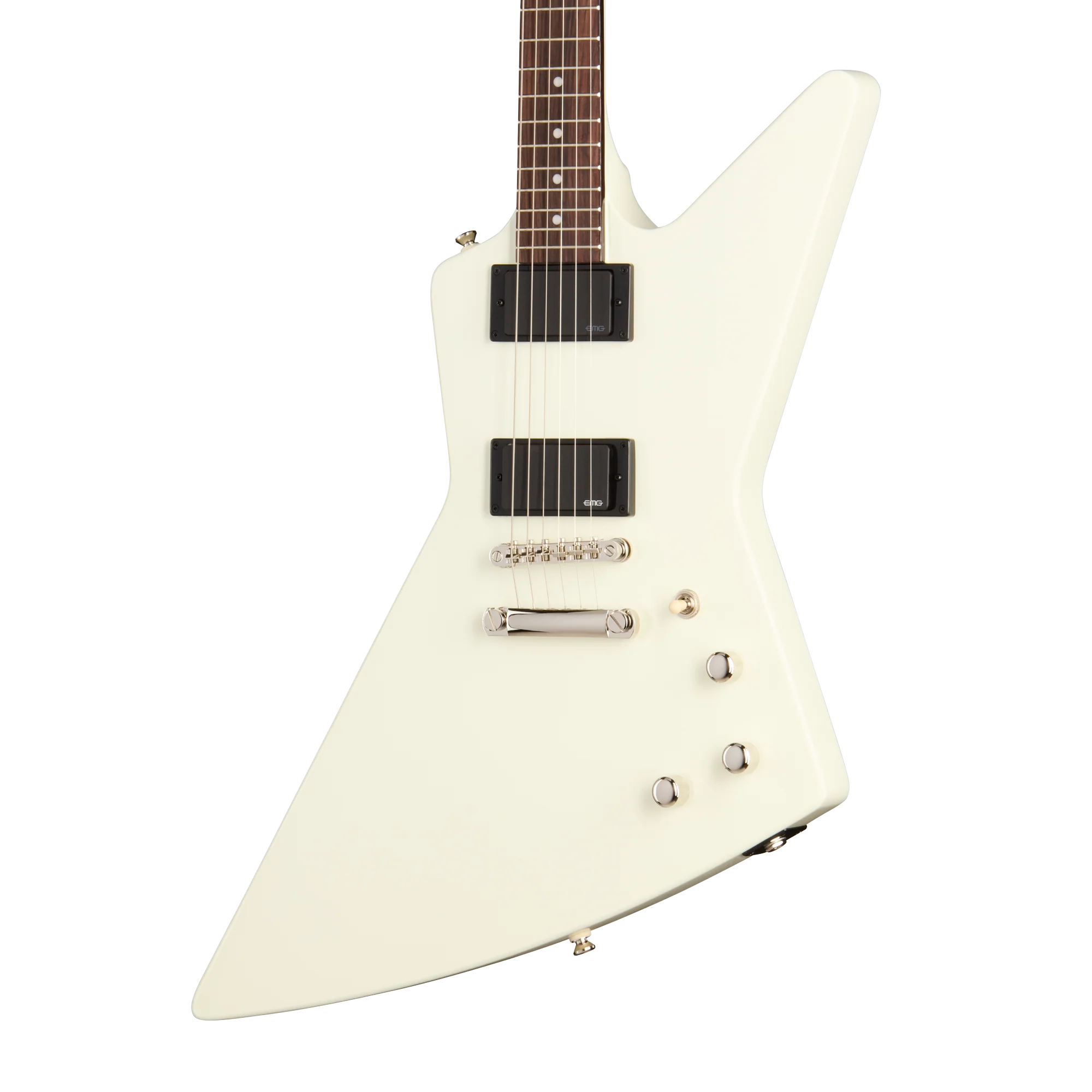 Epiphone Explorer 80s EMG, Classic White