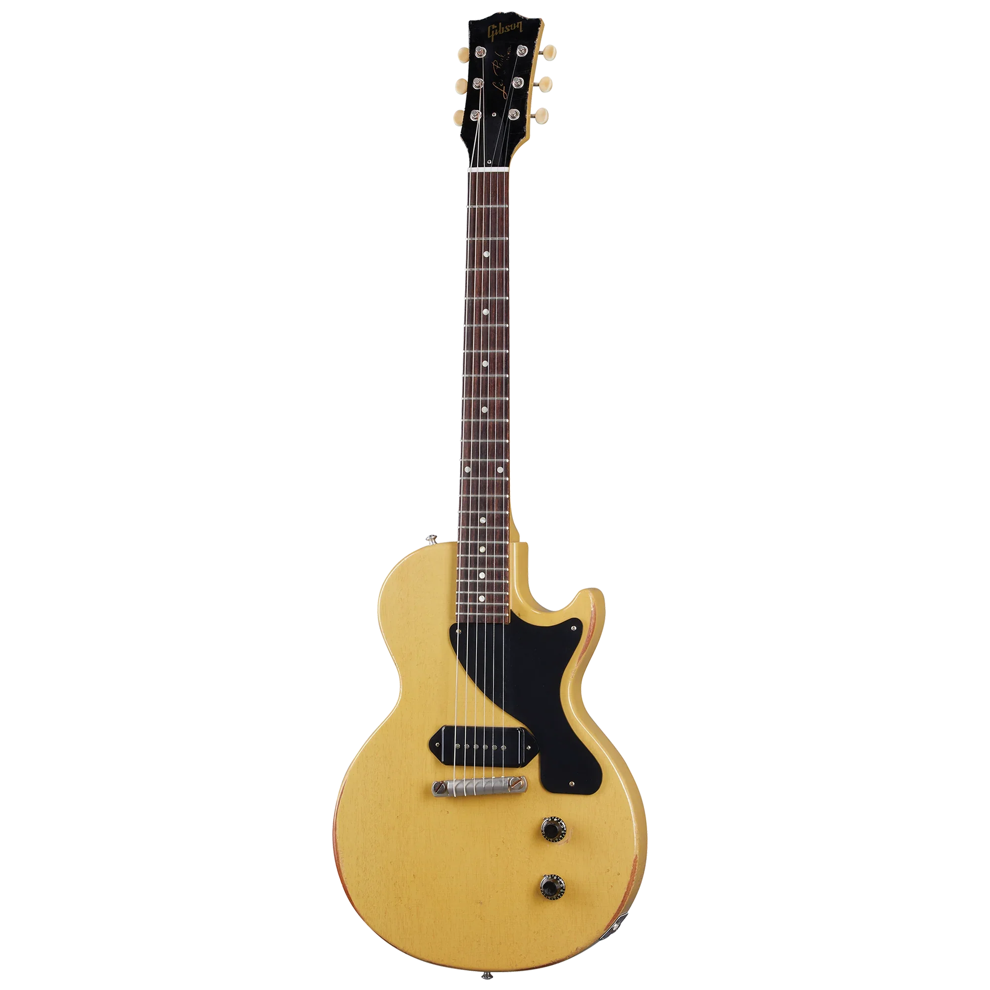 Gibson Custom 1957 Les Paul Junior Reissue, Heavy Aged, TV Yellow 2 Gibson Custom 1957 Les Paul Junior Reissue, Heavy Aged, TV Yellow