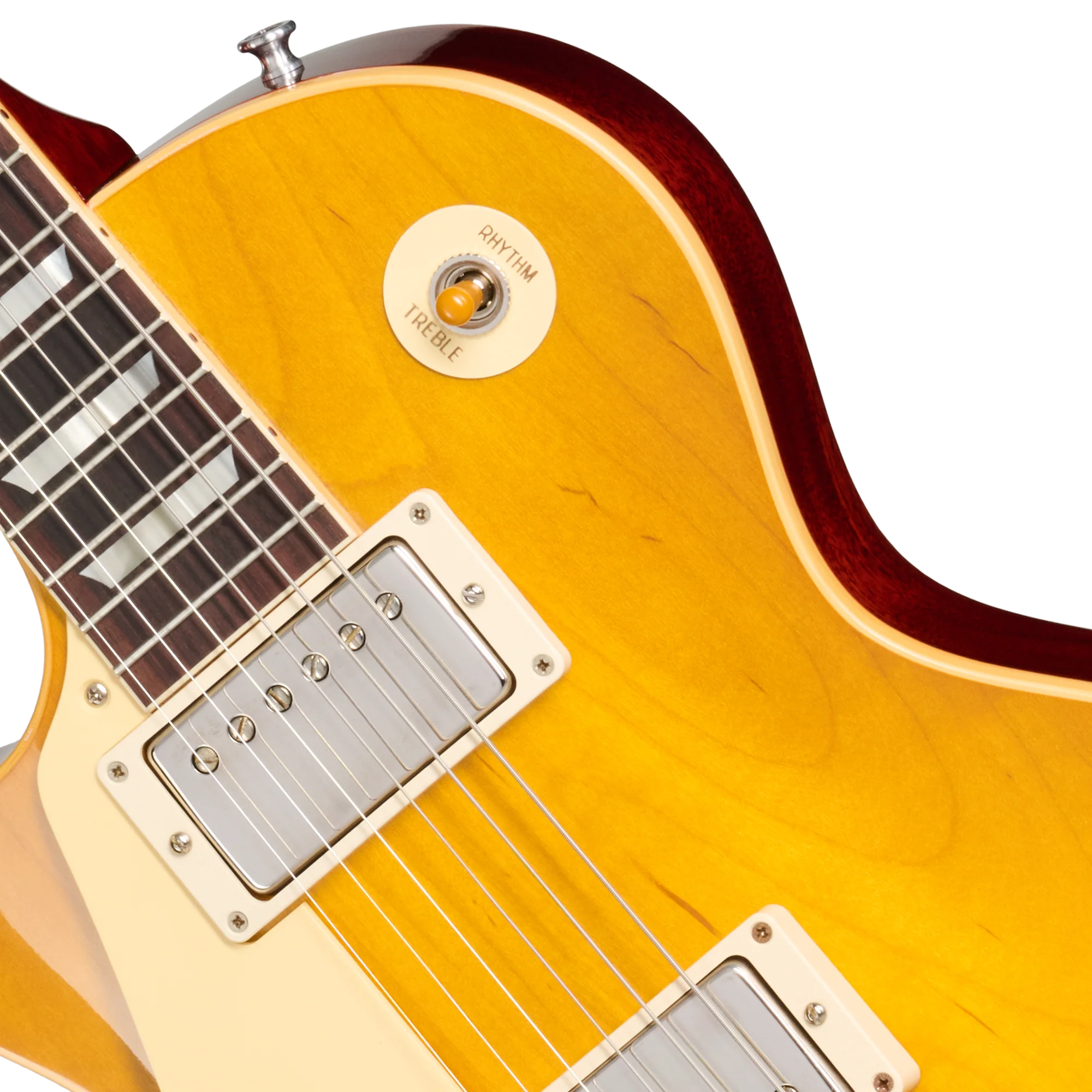 Gibson Custom 1958 Les Paul Standard Reissue, Left-Handed, VOS, Lemon Burst 7 Gibson Custom 1958 Les Paul Standard Reissue, Left-Handed, VOS, Lemon Burst