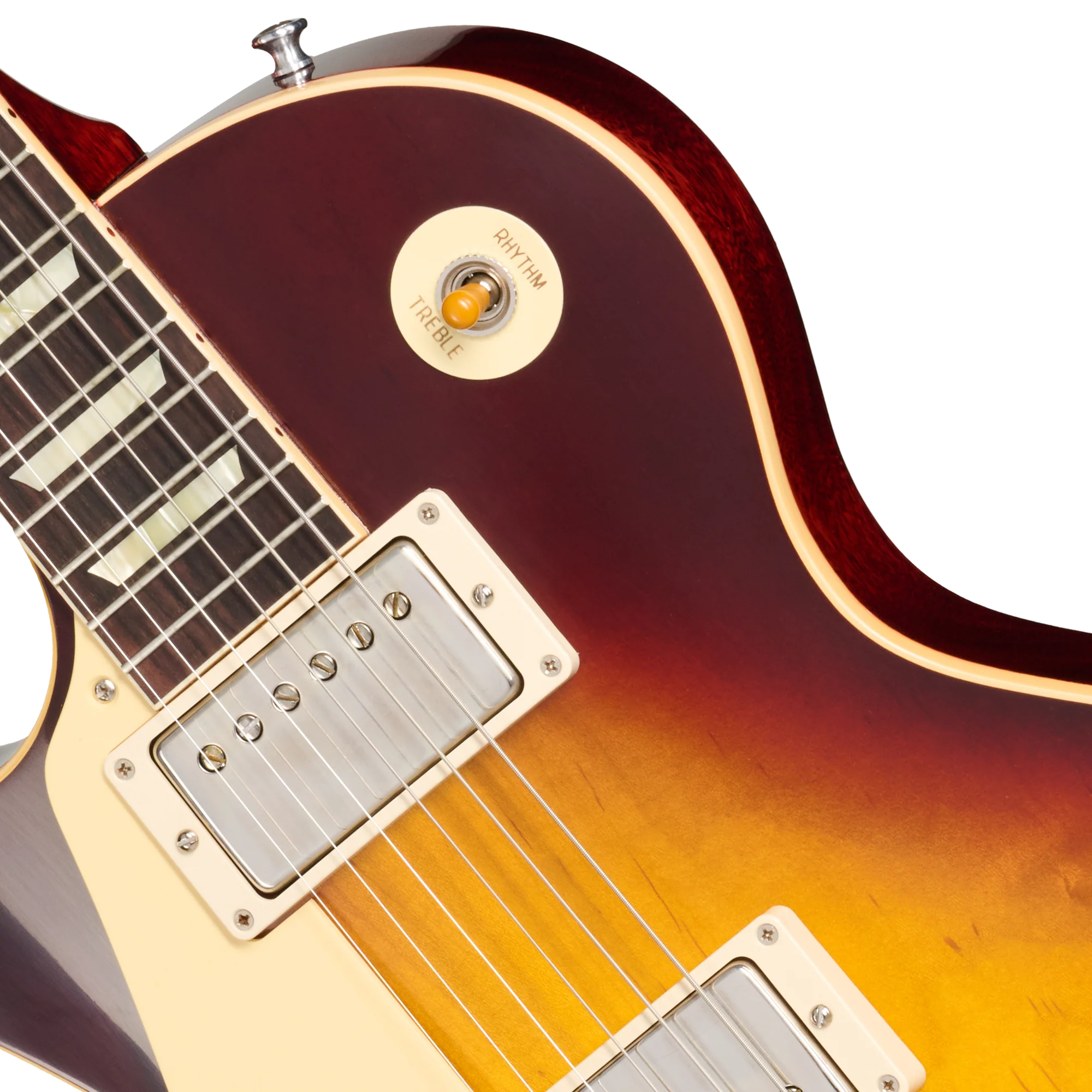 Gibson Custom 1958 Les Paul Standard Reissue, Left-Handed, VOS, Bourbon Burst 7 Gibson Custom 1958 Les Paul Standard Reissue, Left-Handed, VOS, Bourbon Burst