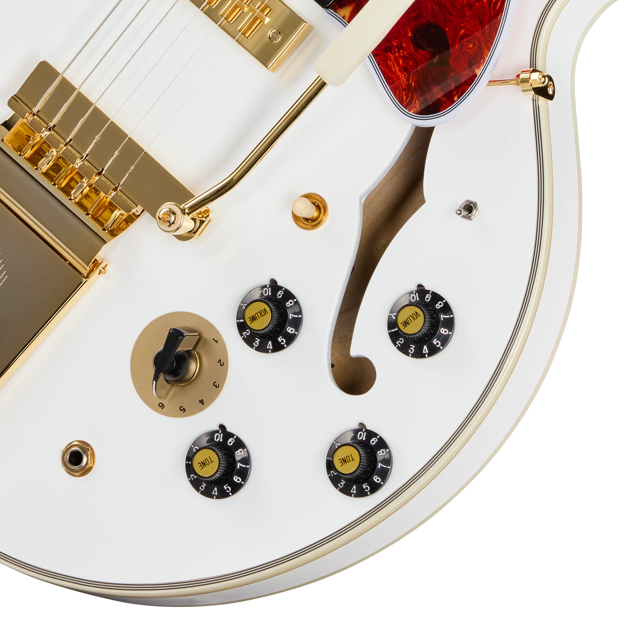 Epiphone IGC Alex Lifeson 1976 ES-355 Reissue, Alpine White 8 Epiphone IGC Alex Lifeson 1976 ES-355 Reissue, Alpine White