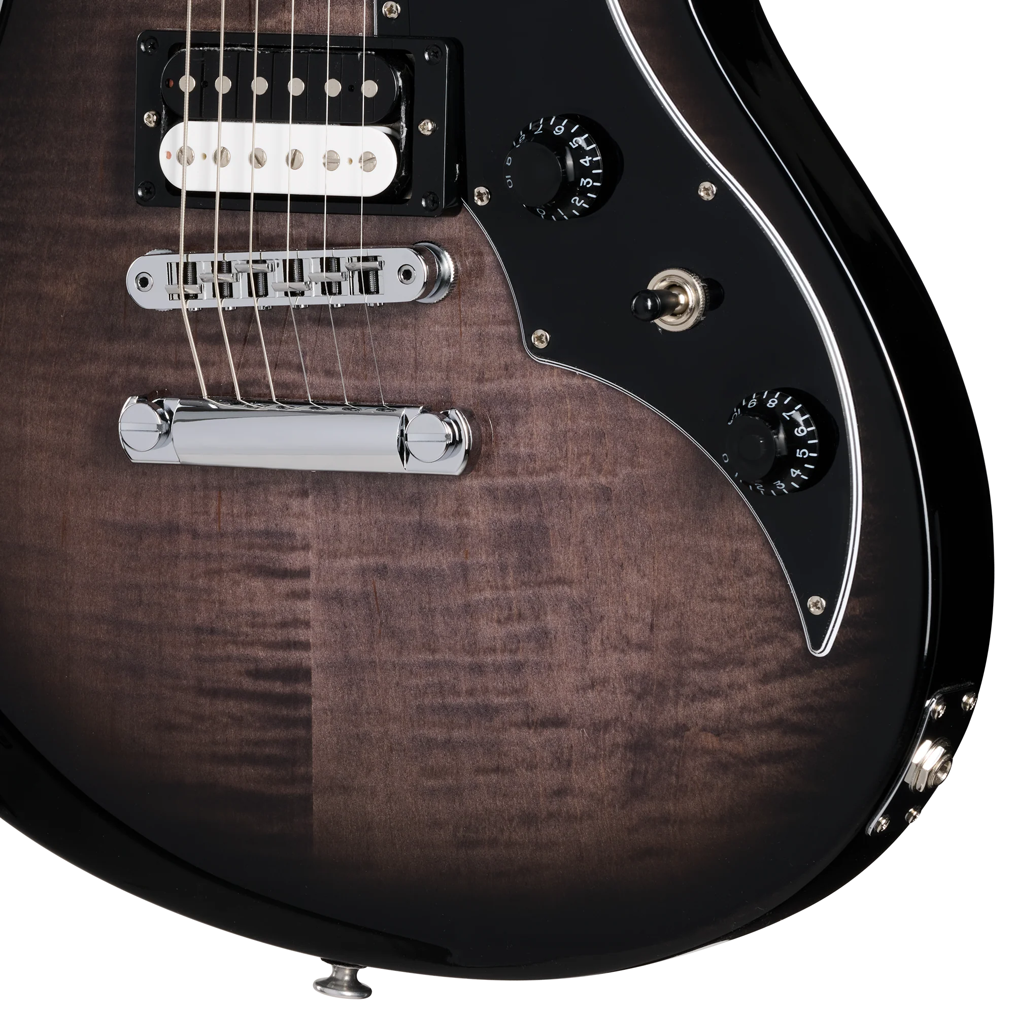 Gibson Victory Figured Top, Translucent Ebony Burst, Exclusive 7 Gibson Victory Figured Top, Translucent Ebony Burst, Exclusive