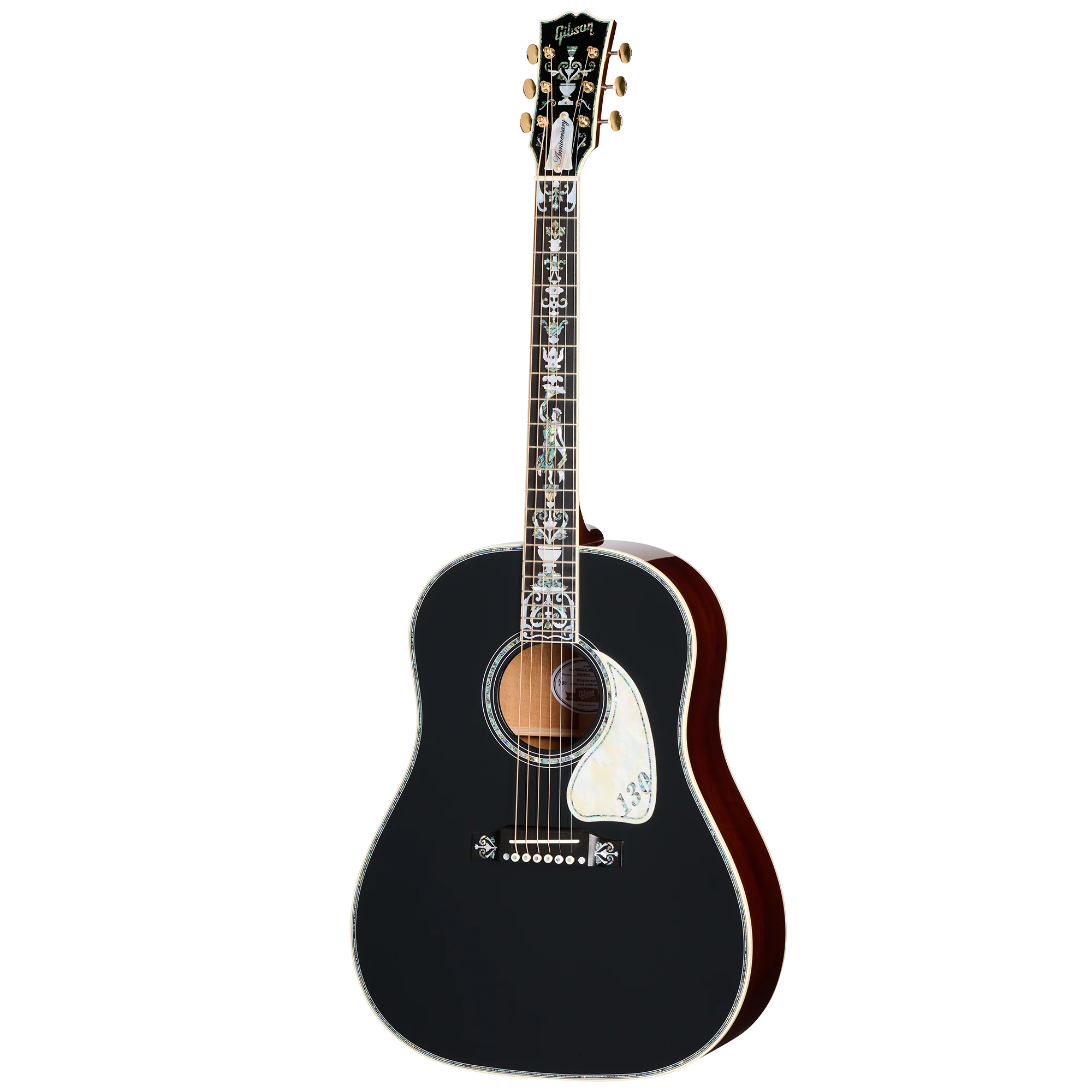 Gibson Custom J-45 Orville Artisan 130th Anniversary Limited Edition, Ebony, Exclusive 2 Gibson Custom J-45 Orville Artisan 130th Anniversary Limited Edition, Ebony, Exclusive