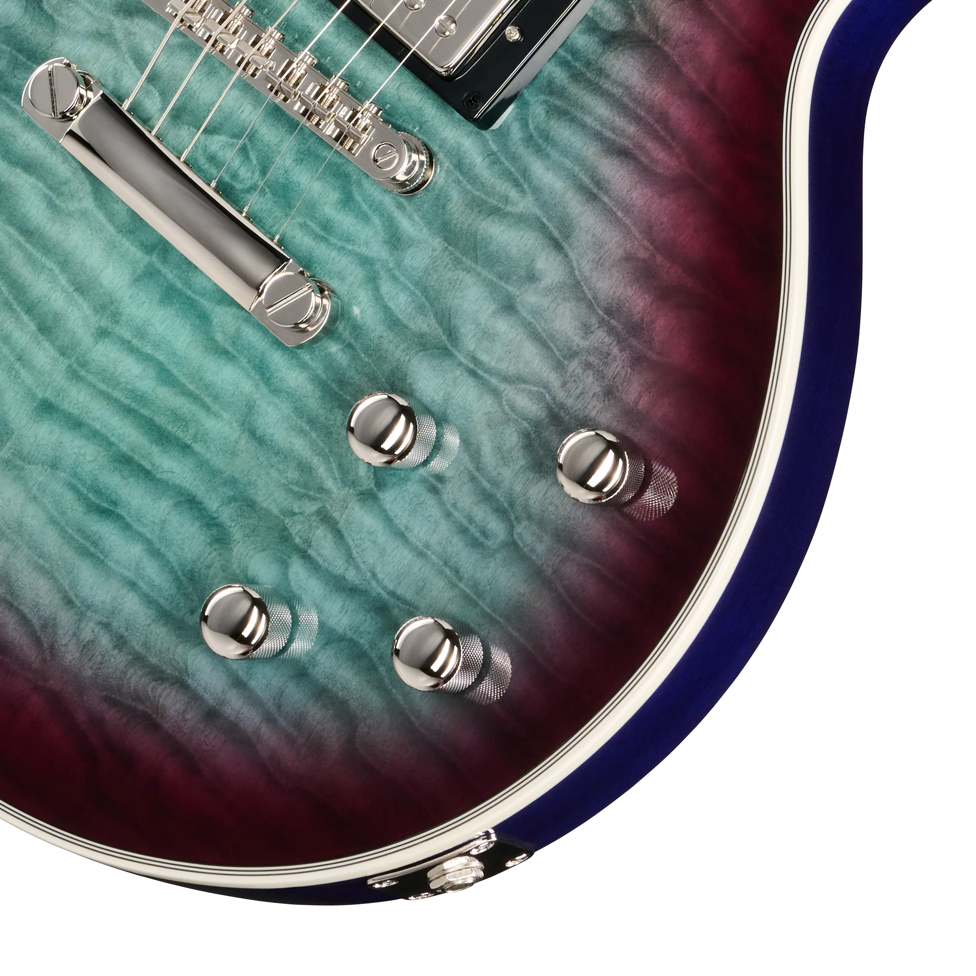 Epiphone Les Paul Custom Modern Quilt, Blueberry Burst, Exclusive 8 Epiphone Les Paul Custom Modern Quilt, Blueberry Burst, Exclusive