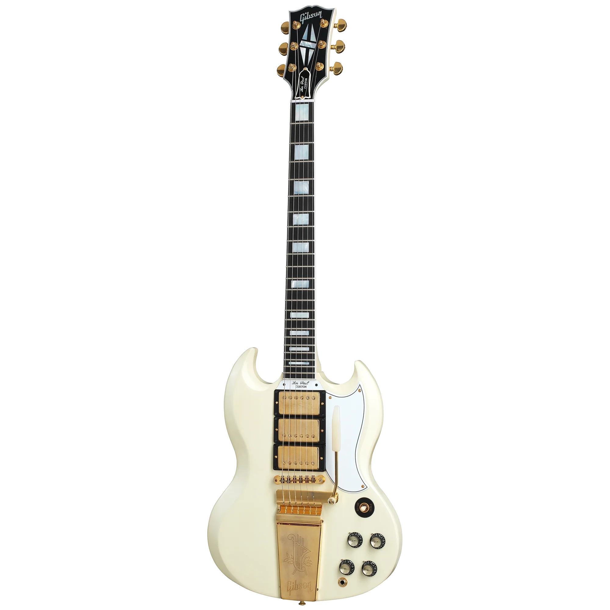 Gibson Custom 1963 Les Paul SG Custom Reissue, VOS, Classic White 2 Gibson Custom 1963 Les Paul SG Custom Reissue, VOS, Classic White