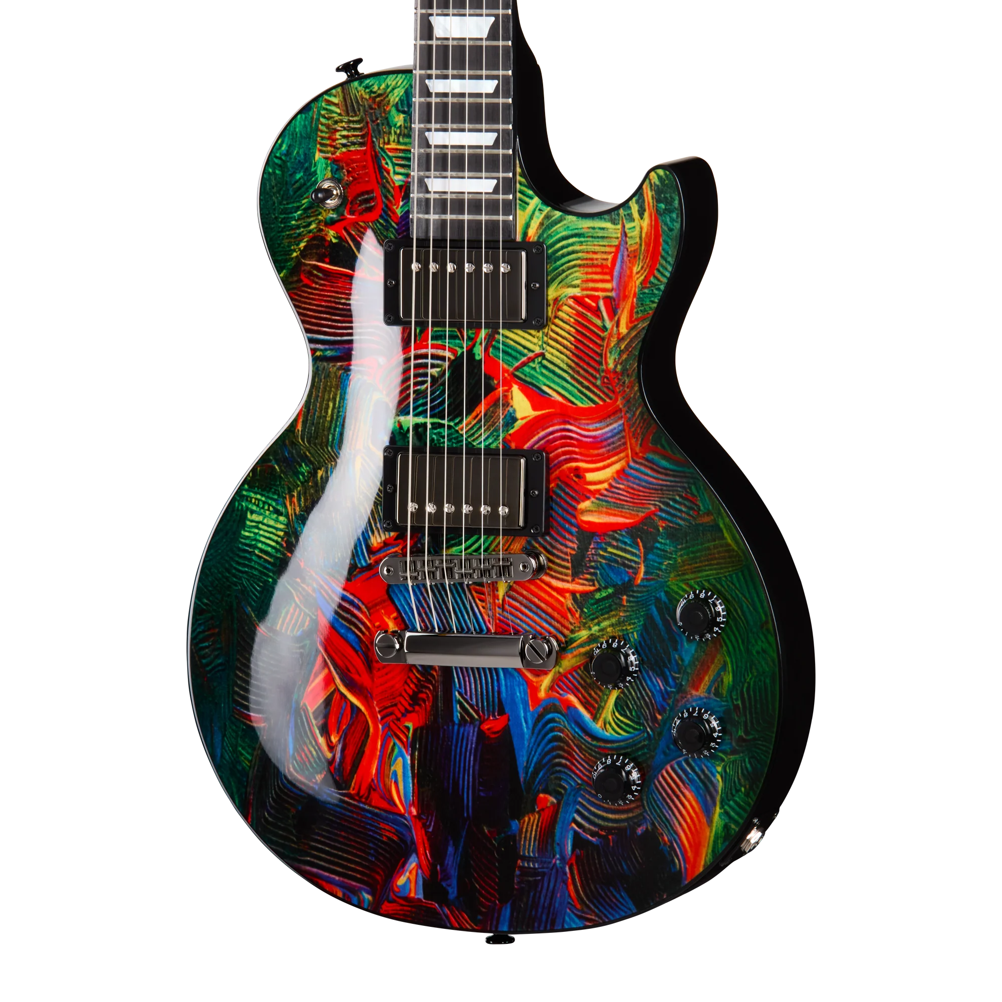 Gibson Serj Tankian “Foundations” Les Paul Modern, Custom Artwork Sublimation, Exclusive