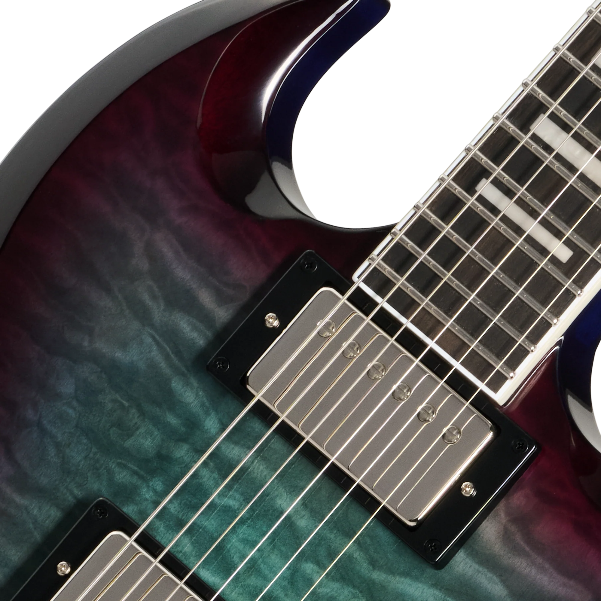 Epiphone SG Custom Modern Quilt, Blueberry Burst, Exclusive 7 Epiphone SG Custom Modern Quilt, Blueberry Burst, Exclusive