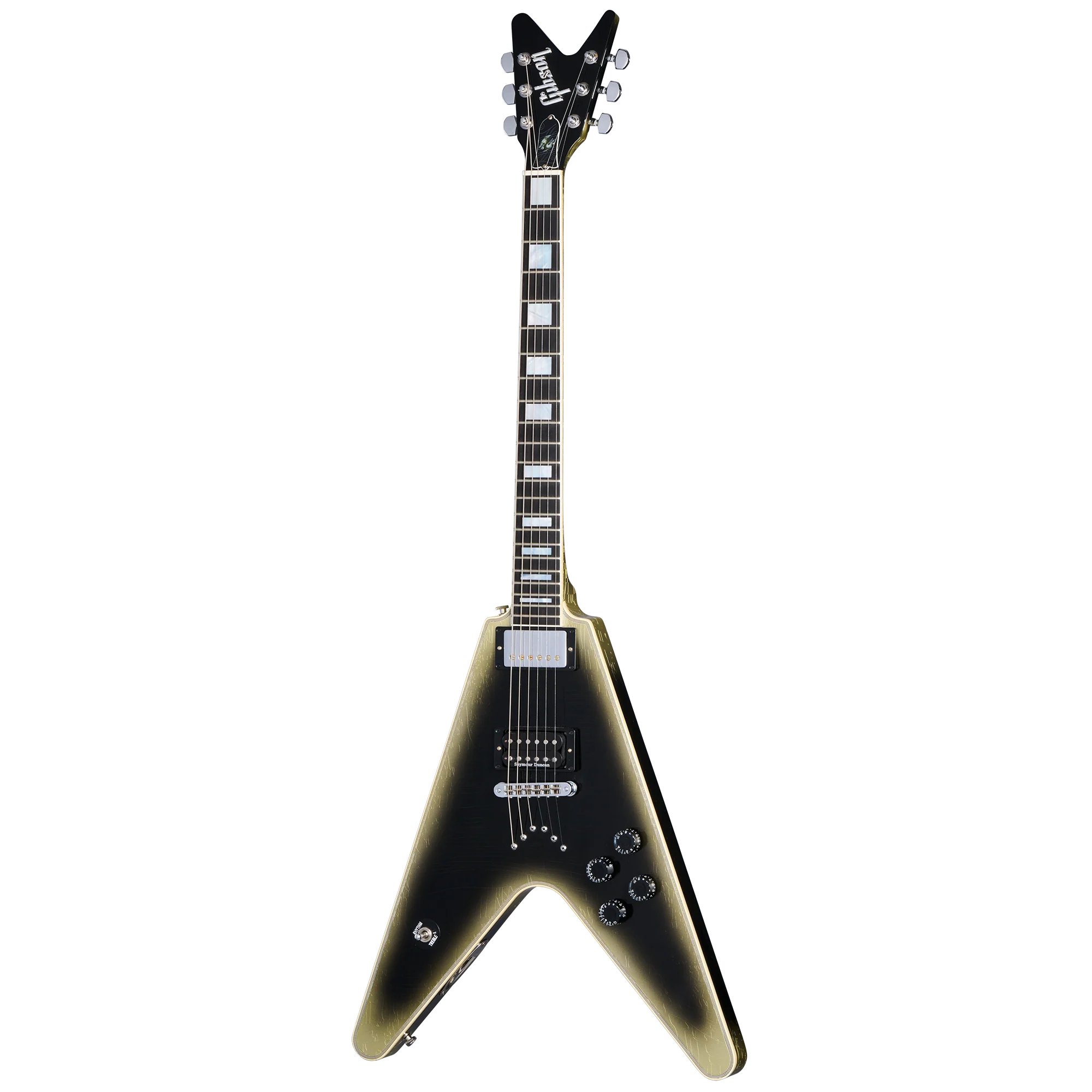 Gibson Custom Adam Jones Flying V Collector's Edition, Reverse Antique Silverburst 3 Gibson Custom Adam Jones Flying V Collector's Edition, Reverse Antique Silverburst