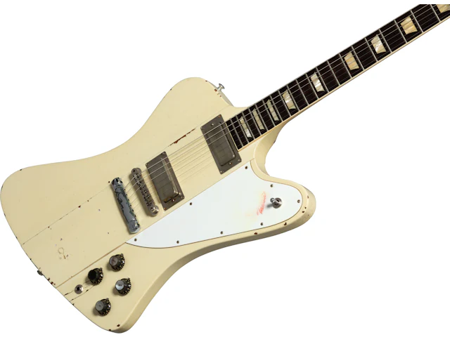 Gibson Custom Johnny Winter 1964 Firebird V, Polaris White 10 Gibson Custom Johnny Winter 1964 Firebird V, Polaris White