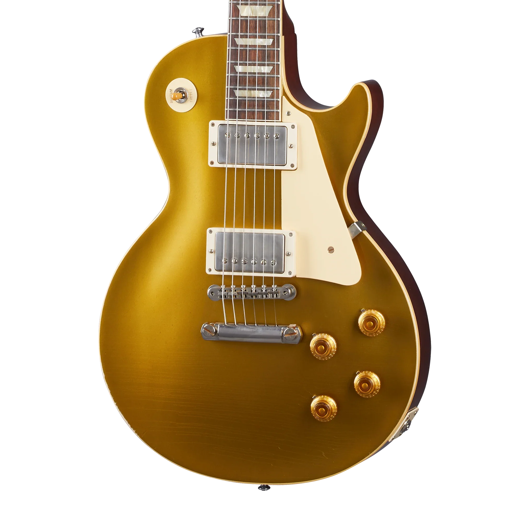 Gibson Custom 1957 Les Paul Goldtop Darkback Reissue, Light Aged, Double Gold with Dark Back 1 Gibson Custom 1957 Les Paul Goldtop Darkback Reissue, Light Aged, Double Gold with Dark Back