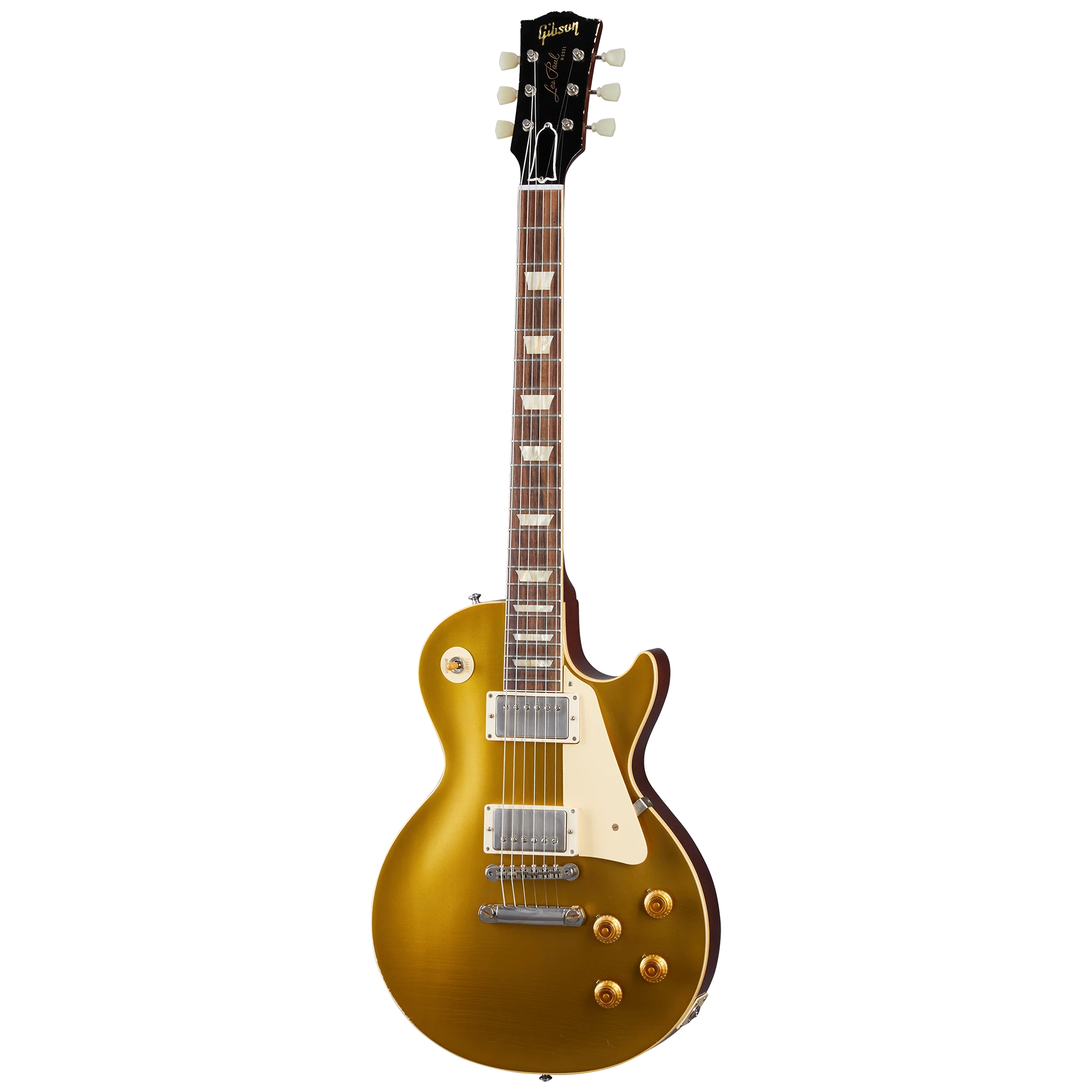 Gibson Custom 1957 Les Paul Goldtop Darkback Reissue, Light Aged, Double Gold with Dark Back 2 Gibson Custom 1957 Les Paul Goldtop Darkback Reissue, Light Aged, Double Gold with Dark Back