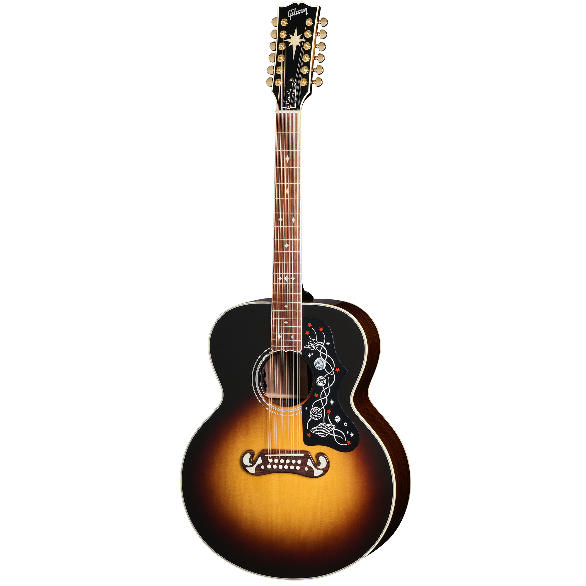 Gibson Custom Brian May SJ-200 12-String, Vintage Sunburst 3 Gibson Custom Brian May SJ-200 12-String, Vintage Sunburst
