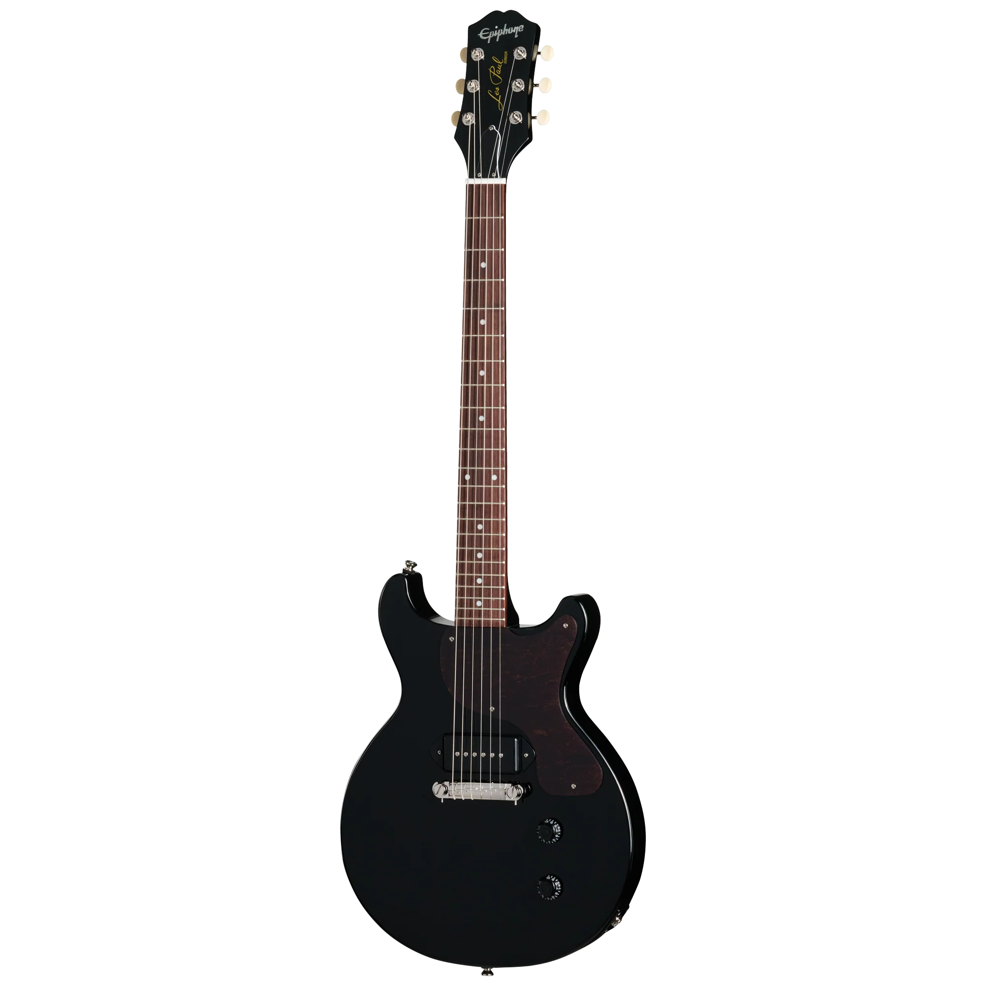 Epiphone Les Paul Junior Double Cut, Ebony, Exclusive 3 Epiphone Les Paul Junior Double Cut, Ebony, Exclusive