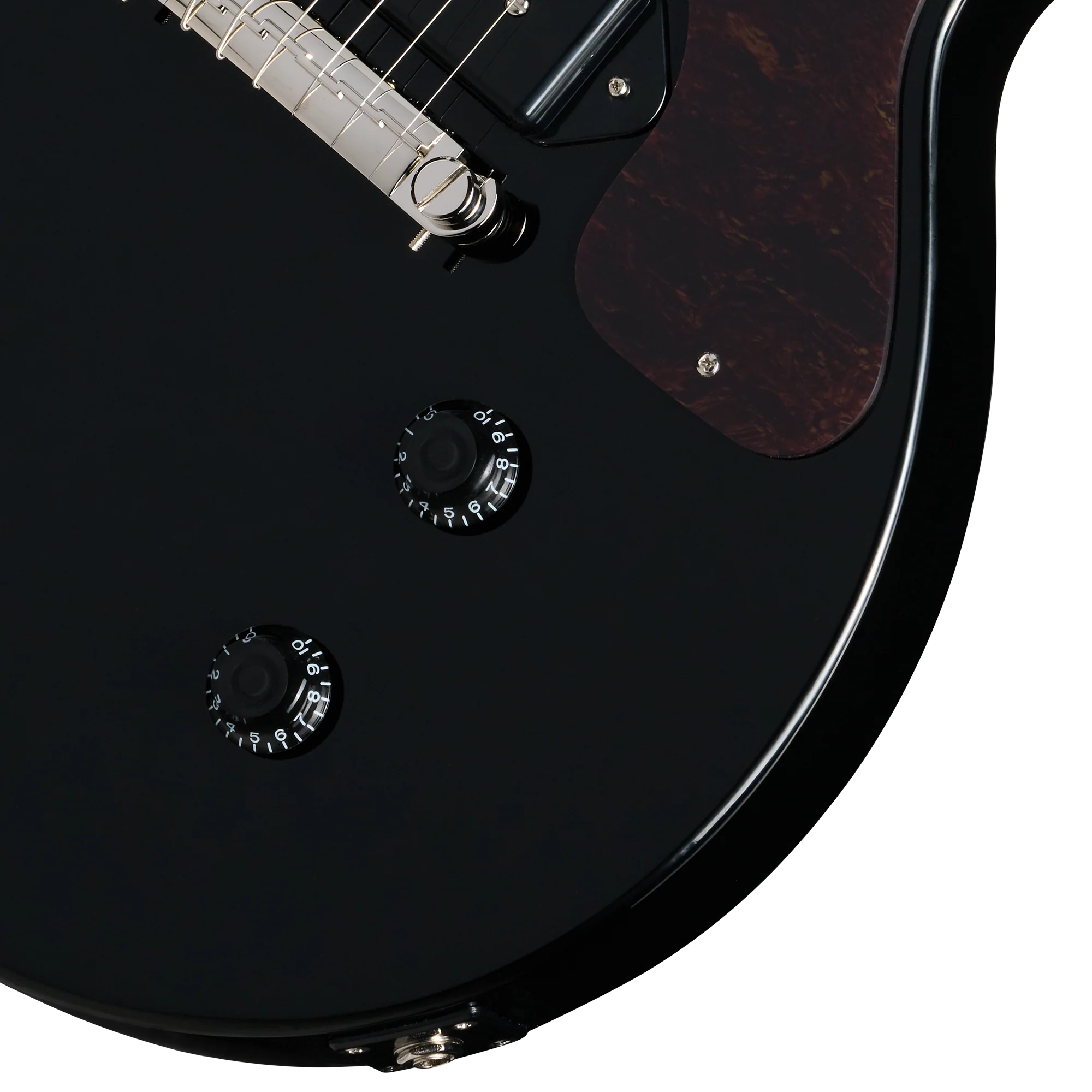 Epiphone Les Paul Junior Double Cut, Ebony, Exclusive 8 Epiphone Les Paul Junior Double Cut, Ebony, Exclusive