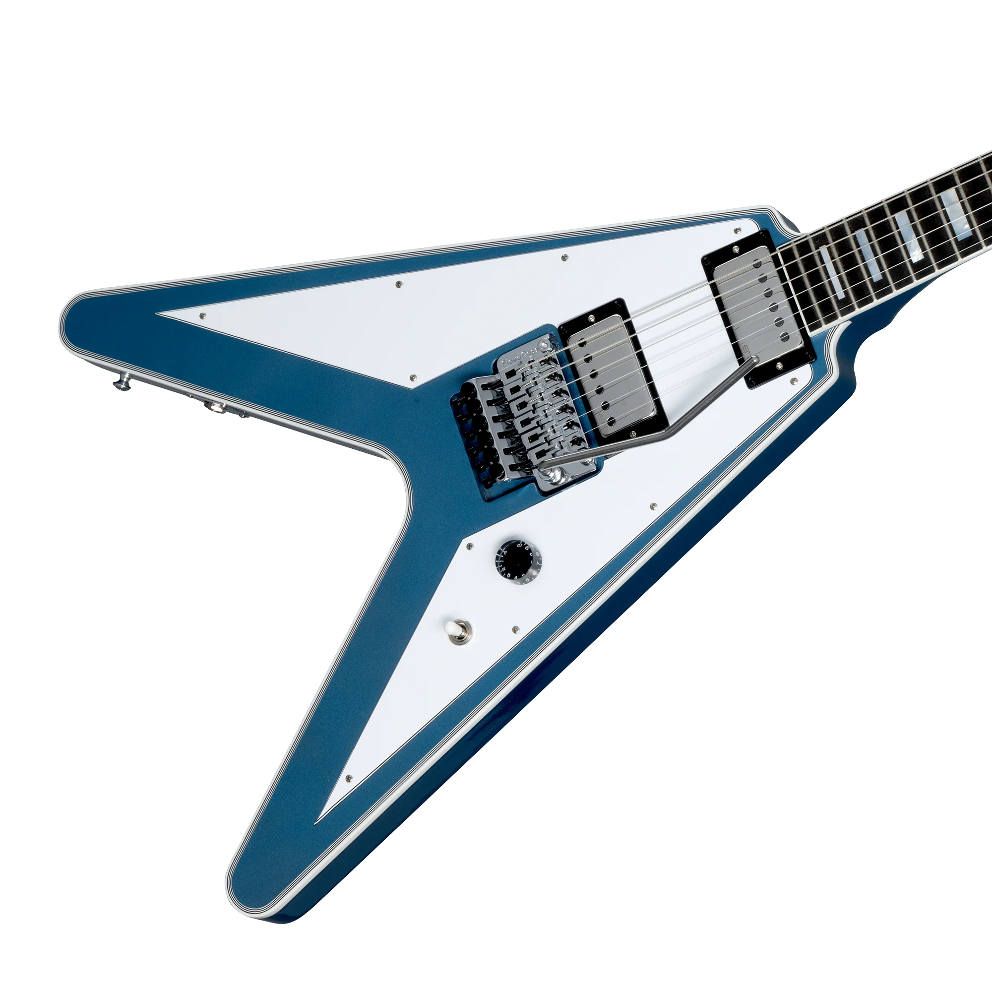 Gibson Custom Richie Faulkner Flying V Custom, Pelham Blue 4 Gibson Custom Richie Faulkner Flying V Custom, Pelham Blue