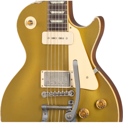 Gibson Custom Sergio Vallin 1955 Les Paul Goldtop, Gold 2 Gibson Custom Sergio Vallin 1955 Les Paul Goldtop, Gold