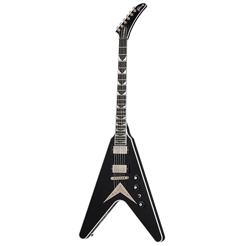 Gibson Custom Dave Mustaine Flying V EXP Limited Edition, Ebony VOS